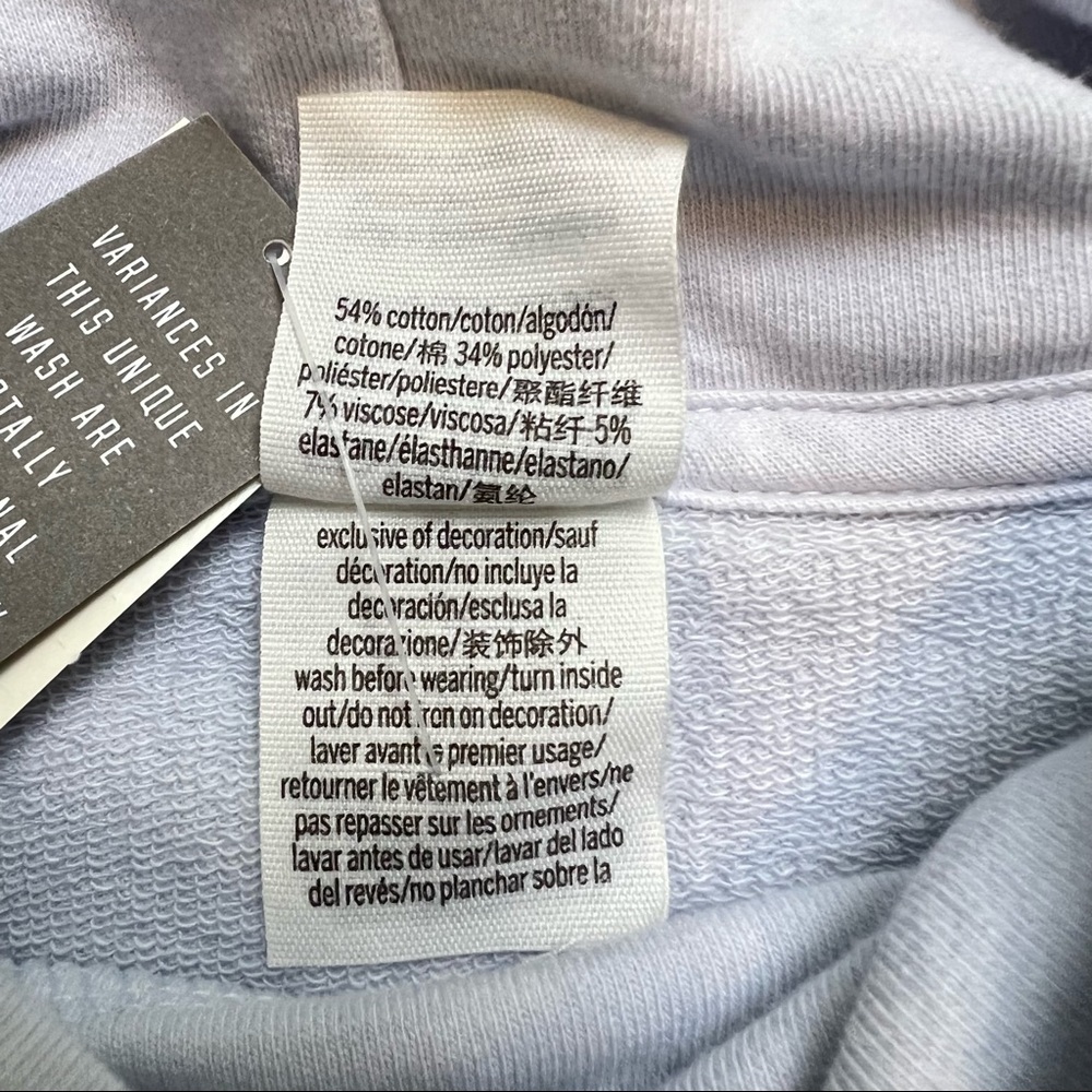 Pink Victoria’s Secret Oversized Blue Tie Dye Turtleneck Sweatshirt. Siz… - Picture 11 of 12
